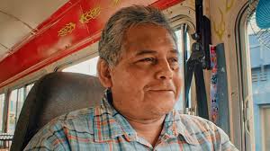 The first car showroom inside a bus