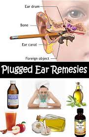 Home Remedies For Plugged Ear Caused Due To Pressure Sick Remedies Home Remedies Remedies