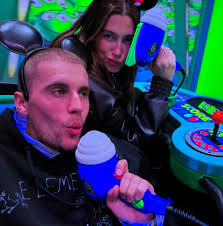 Justin and Hailey Bieber Have Fun at Disneyland After 'Cryptic' Posts and  Drug Use Controversy