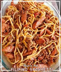 Filipino Spaghetti Recipe Sweet Pinoy Style Italian Spaghetti Recipe Filipino Spaghetti Spaghetti Recipes Recipes
