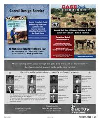 About how far is it between. The Cattleman The Cattleman April 2021