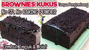 Panaskan oven suhu 160° c dengan api sedang.ayak terigu, santan bubuk, vanili dan bp lalu sisihkan. Resep Brownies Kukus Tanpa Sp Tanpa Baking Powder Takaran Sendok Bolu Tanpa Sp Youtube