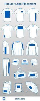 Popular Logo Placement For Your Heat Press Business The More Places On A Garment You Can Heat Press With Shirt Logo Design Popular Logos Shirt Print Design