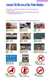 Would you like to start speaking english without translating in. Lesson 10 We Are At The Train Station Worksheet