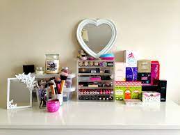 Would you like to make your own? By Lauren May My Makeup Table And Storage Setup