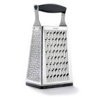 746850 4-Sided Box Grater with Bonus Ginger Grater, Silver, Regular Cuisipro