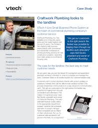 Case Study: Craftwork Plumbing looks to the landline