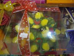 Coklat hantaran bertemakan biru mengikut saiz permintaan anda. Gubahan Hantaran Budjet Rendah Sweet Fountain