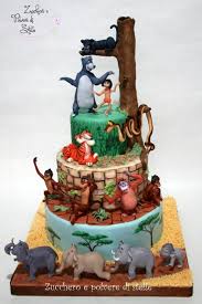 My Fave The Jungle Book Cake Ever By Zuccheroestelle Cakesdecor Com Cake Decorating Website Jungle Book Cake Disney Cakes Book Cakes