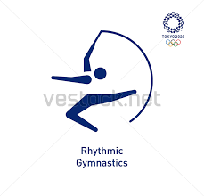 Rhythmic gymnastics became part of the olympic programme at the los angeles 1984 games, with the group event added at atlanta 1996. Rhythmic Gymnastics Pictogram Tokyo 2020 Olympics Pictograms Vector Vestock Tokyo 2020 2020 Olympics Rhythmic Gymnastics