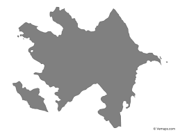 Physical map of azerbaijan showing major cities, terrain, national parks, rivers, and surrounding countries with international borders and outline maps. Grey Map Of Azerbaijan Free Vector Maps