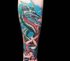 Shop socks designed and sold by independent artists. Haku Dragon Tattoo By Marc Durrant Post 23332