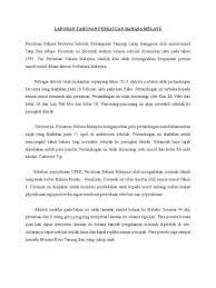 Sudahkah anda tahu pengertian laporan keuangan perusahaan? Laporan Tahjunan Persatuan Bahasa Melayu