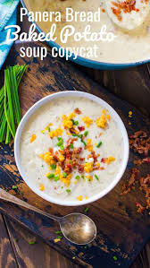 Panera Bread Baked Potato Soup Recipe Baked Potato Soup Best Potato Soup Easy Soup Recipes