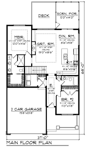 2 Bedroom House Plans With Garages