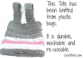 Be the first to know when this size is available. Knitted Tote Made Of Plastic Grocery Bags Craftbits Com