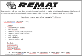 Munca si in cazul examenelor medicale obligatorii de medicina muncii; Loc De MuncÄƒ Disponibil La Remat Targu MureÈ™ Stirilazi Ro