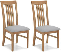 Oak dining chairs are a classic piece of furniture that suit any dining room. Wadsworth Oak Dining Chair Pair Cfs Furniture Uk