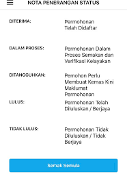 Surat maklum lulus gagal kredit akan dipos kepada pemohon selain semakan secara dalam talian (online), surat makluman keputusan br1m 2018 akan dicetak dan diposkan mengikut rekod alamat seperti dalam. Semak Status Permohonan Br1m Anda Dengan Memuat Turun Aplikasi Terbaru Dari Lhdn