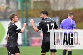 Hamilton Academical v Ayr United cinch Championship Andy Murdoch and Nick  McAllister of Ayr United