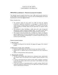 A research proposal is a paper that suggests a topic or research problem, justifies the need to study it, and describes the ways and methods of the exact way you format your bibliography depends on the citation style that you're working with. Faculty Of Arts University Of Malta Mphil Phd Candidature Research Proposal Template