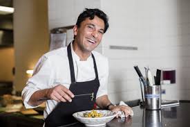 Chef Vikas Khanna Has Been Named The Hottest Chef Of America By People Magazine And Has Won A Michelin Star For His Res Indian Cuisine Chef Restaurant New York