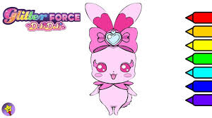 Coloring book for glitterr doki forces is a game where you can color emily (glitter lucky). Digital Coloring Of Kippie Sharuru From Glitter Force Doki Doki Dokidoki Precure Kippie Coloring Book Page Gl Coloring Books Glitter Force Coloring Book Pages