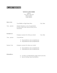 Make a perfect resume in 2021 and get your dream job using the free resume builder. Printable Blank Resume Templates At Allbusinesstemplates Com