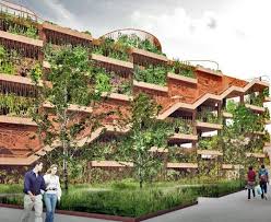 Jaja Architects Reinvent The Parking Garage As A Green Community Space With Park N Play Parking Design Parking Building Green Architecture