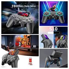 Consola Gamer Controller Gampead Digital Game Player S10 Portatil / 520 Juegos ( Mario Incluido) / Pantalla 2.4" / Dual / HD / 1020Mah - Color Mix 🎮🔛🆒️ ✅️Adéntrate en un mundo