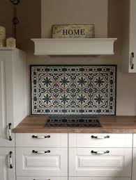 Zementfliesen Als Spritzschutz Haus Kuchen Trautes Heim Zuhause Diy