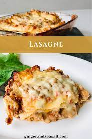 Simple Lasagne Ginger Sea Salt Recipe In 2020 Lasagne Lasagne Recipes Baked Dishes