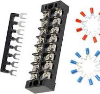 Boat Wire Terminal Block Buss Bar for Electrical Equipment, 25A Terminal  Strip Blocks Busbar for Wiring Up Fuse Panel Battery Switches Inverters  Boat ...