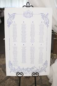 The Bride Herself Designed This Seating Chart By Borrowing