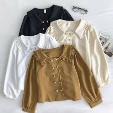 Baju blouse branded murah banget harga 35rb bahan dari lacos katun sehingga dapat menyerap keringat dan super tebal bisa. Beli Blouse Atasan Pakaian Wanita Juni 2021 Shopee Indonesia