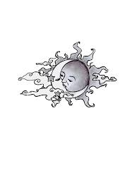 Sun Moon Kissing Essential T Shirt By Zias In 2021 Sun And Moon Drawings Line Art Drawings Doodle Art Drawing