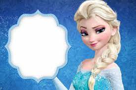 Invito Di Compleanno Frozen Con Spazio Bianco Da Stampare Frozen Birthday Party Inviti Di Compleanno Party A Tema Frozen