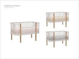 Baby crib cc & mods for the sims 4 (all free to download). Evelina Baby Crib Decor Sims Baby Sims 4 Bedroom Sims 4 Cc Furniture