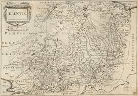 Historische Kaart Drenthe 1660 Oude Kaarten Kaarten Oude Kaart