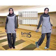 Produk unclewest ada beberapa generasi tunik 54 adalah generasi ke 2. Baju Celana Setelan Olahraga Modis Kaos Training Senam Modern Muslimah Believe Bms 05 Katun Combed Shopee Indonesia