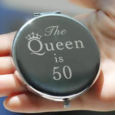 So she got her 50 gifts to open over 23 days, making a little game out of it while she did. Buy 50th Birthday Gifts For Women Funny 50th Birthday Gifts Mom 50th Birthday Gifts Grandma Aunt Boss Colleague Makeup Mirror Silver Online At Low Prices In India Amazon In
