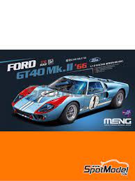 Sven's world of wheels features custom built model cars, design and illustration. Meng Model Model Car Kit 1 12 Scale Ford Gt40 Mk Ii Shelby American Team 1 Denis Clive Denny Hulme Nz Ken Miles Us 24 Hours Le Mans 1966