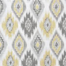 Grijs Geel Ikat Stoffering Stof Gele Ikat Door Popdecorfabrics Yellow Fabric Texture Ikat Fabric Yellow Ikat Pillow