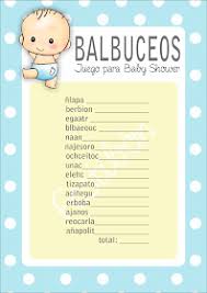 Llena la lista con cosas relacionadas a los bebés, una por cada. 17 Juegos Para Baby Shower Para Imprimir Gratis Juegos De Baby Shower