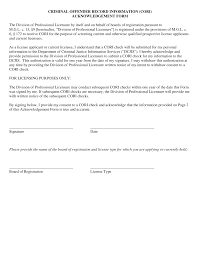 To learn about a person's. Https Www Aswb Org Wp Content Uploads 2016 04 Dpl Cori Criminal History Acknowledgement Form 10 1 2015 Copy Pdf