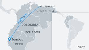 Maps of borders of peru. Venezuelan Migrants Face Tougher Border Policy In Peru News Dw 15 06 2019