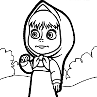 Buy mewarnai masha and the bear tivtoon print posters on. Mewarnai Gambar Sketsa Naruto Dunia Mewarnai