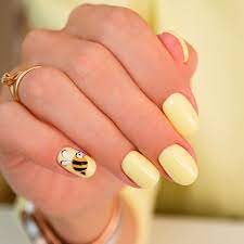 Just enjoy your face decorations and nail art! Get In The World Of Yellow Aesthetic Naildesignsjournal Com