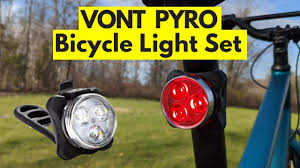 Affordable Bicycle Lights Vont Pyro Rechargeable Led Bike Light Set Reviewed And Tested Youtube