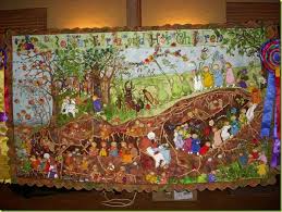 Mother Earth And Her Children Quilt At The 2006 International Quilt Festival In Houston Sieglinde Schoen Smith W Earth Quilt Mother Earth Houston Quilt Show